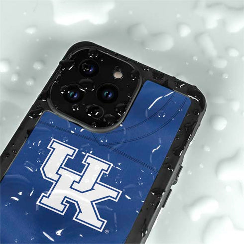 University of Kentucky Blue Jersey iPhone 15 Pro Waterproof Case